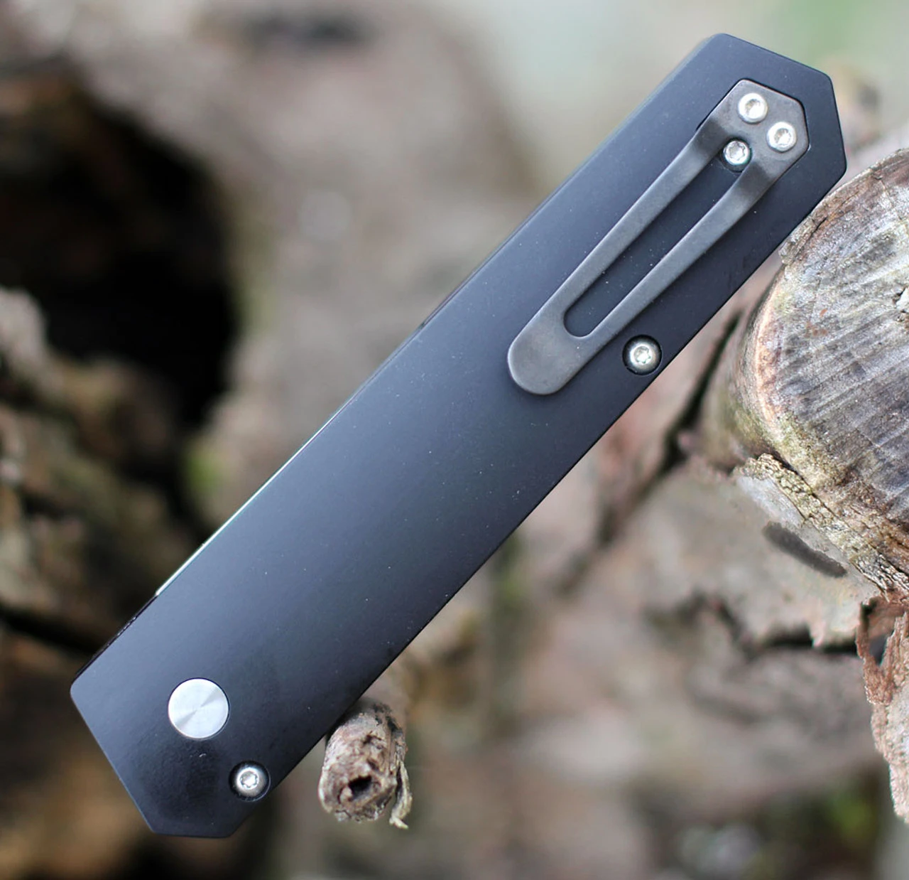 Boker Plus USA Kwaiken Compact Automatic Blk Alum (3.3" 154CM SW) 01BO254 5 Boker Plus USA Kwaiken Compact Automatic Blk Alum (3.3" 154CM SW) 01BO254 - Image 3