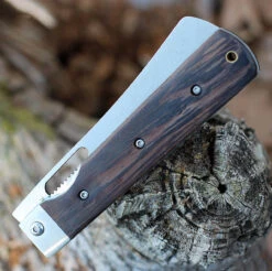 Boker Magnum Outdoor Cuisine III 01MB432, 4.75" 440 Stainless Steel Satin Plain Blade, Brown Rosewood Handles 8 Boker Magnum Outdoor Cuisine III 01MB432, 4.75" 440 Stainless Steel Satin Plain Blade, Brown Rosewood Handles -Knife Craft Shop 01MB432.2 98263.1646404683