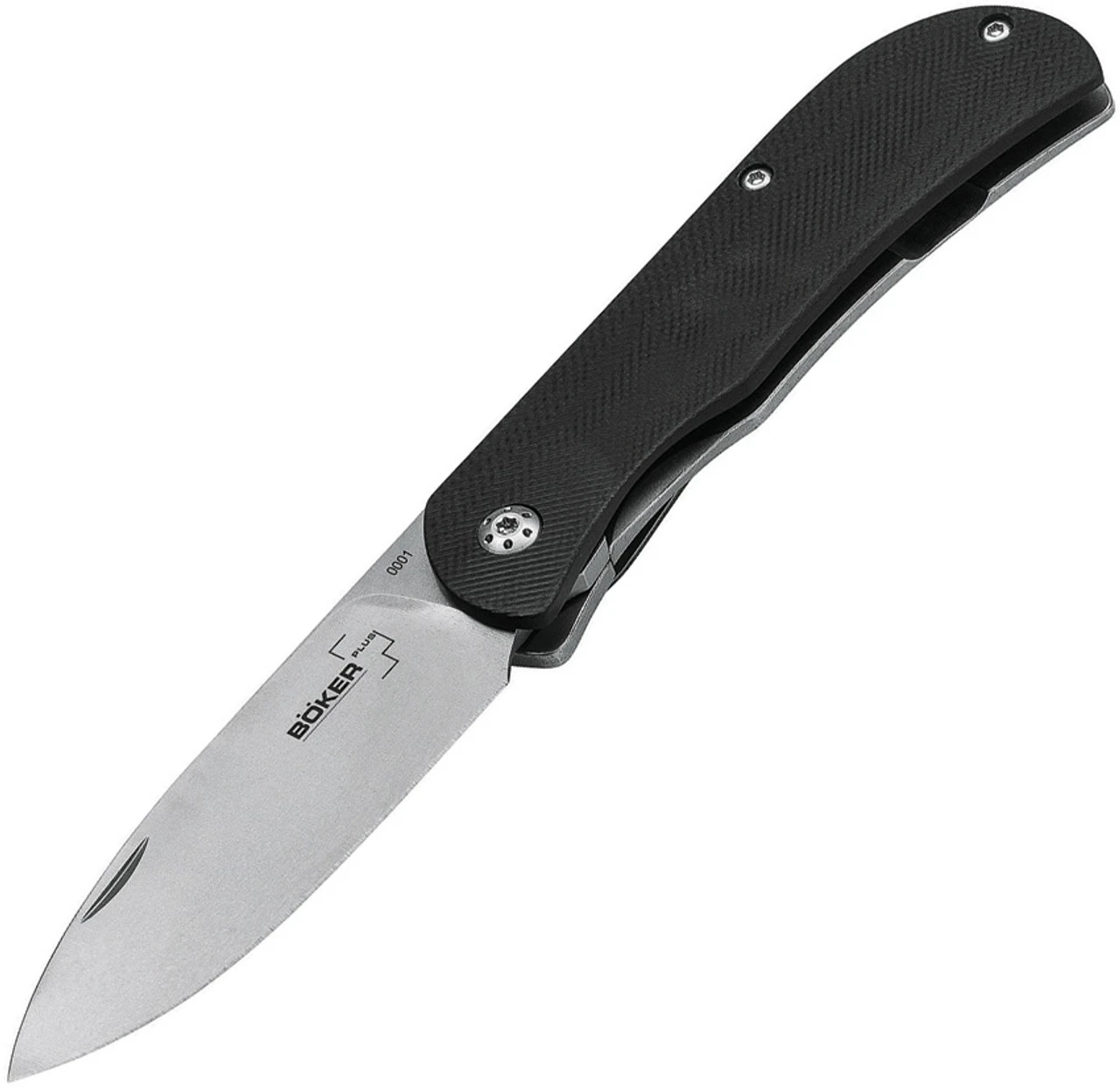Boker Plus 01BO138 Exskelibur II, 2.8" D2 Stonewash Plain Blade, Black G-10 Handle 3 Boker Plus 01BO138 Exskelibur II, 2.8" D2 Stonewash Plain Blade, Black G-10 Handle