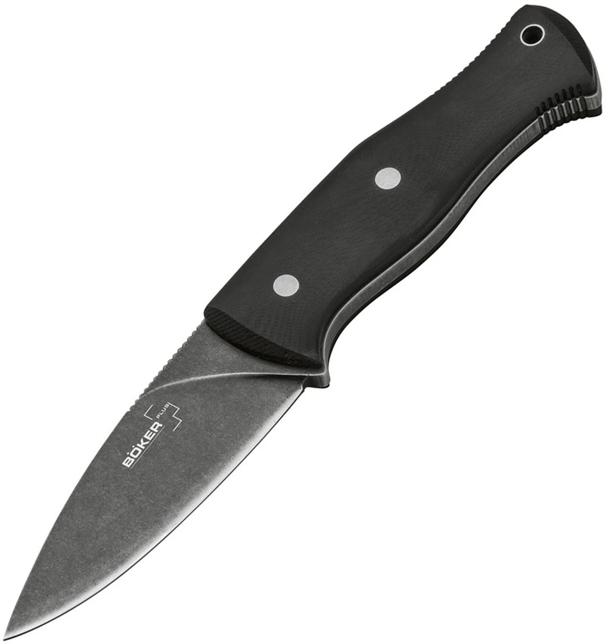 Boker Plus 02BO065 Farkas Bushcraft, 3.8" Stonewash D2 Plain Blade, Black Micarta Handle 3 Boker Plus 02BO065 Farkas Bushcraft, 3.8" Stonewash D2 Plain Blade, Black Micarta Handle