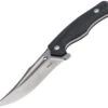 Boker Plus 02BO771 Masada, 4.6" Stonewash D2 Plain Blade, Black G-10 Handle -Knife Craft Shop 02bo771 49298.1566586176