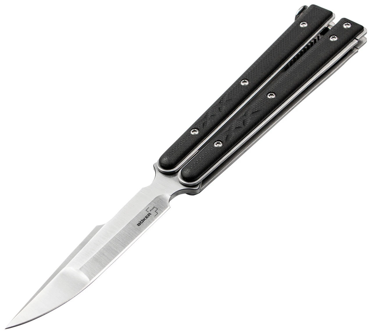 Boker Plus Balisong Tactical Small CPM-D2 Butterfly Knife 06EX227 3 Boker Plus Balisong Tactical Small CPM-D2 Butterfly Knife 06EX227