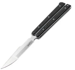Boker Plus Large Tactical Butterfly Knife-Blk G10 ( 4.21" D2) 06EX229