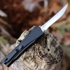 Boker Plus MINI Eagle 2.0 OTF Automatic Blk Alum (2.8" D2 Satin Recurve) 06BO246 -Knife Craft Shop 06EX246 54387.1645558515