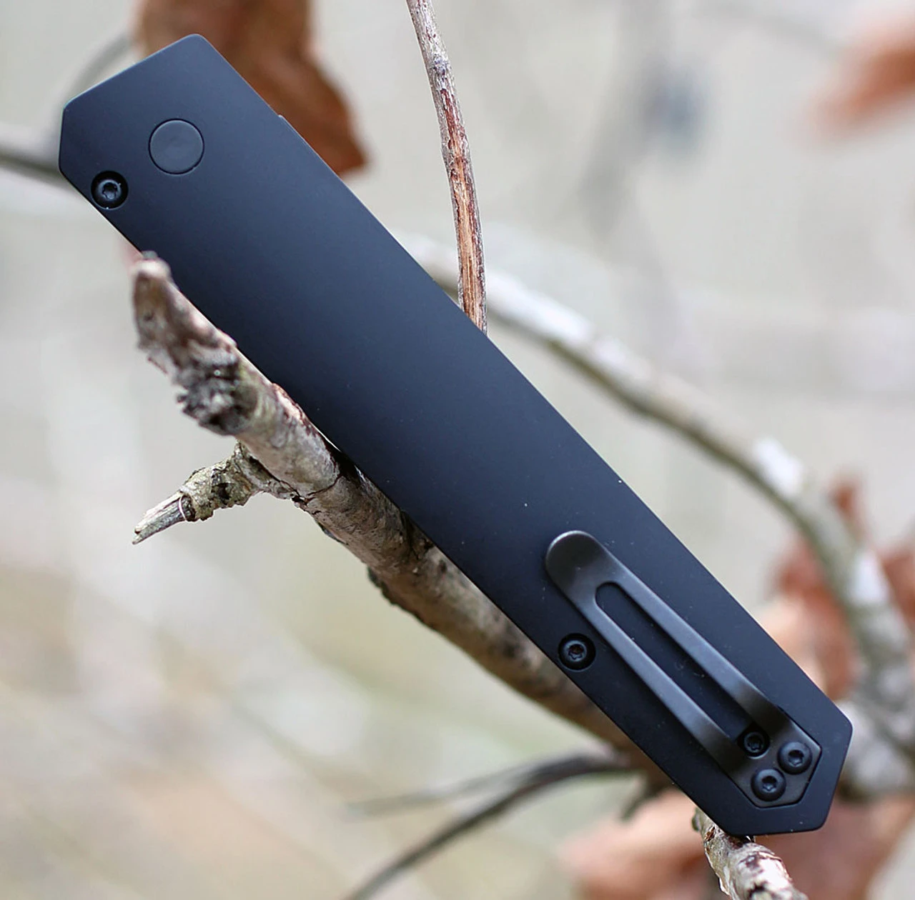 Boker Plus USA Kwaiken Automatic - Blk Alum (3.5" 154CM Blk) 06EX292 5 Boker Plus USA Kwaiken Automatic - Blk Alum (3.5" 154CM Blk) 06EX292 - Image 3