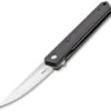Boker Kwaiken Mini Flipper Carbon BOP01BO256, 3.1" D2 Steel Blade, Black Carbon Fiber Handle -Knife Craft Shop BK01BO256 85414.1569853709