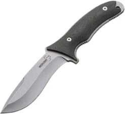 Boker Plus Orca Pro 02BO015, 5.12" D2 Steel Fixed Blade, Gray Micarta Handle