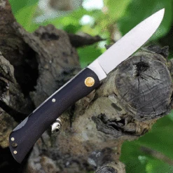 Boker Solingen Rangebuster 110914, 3.03" Bohler N690 Steel Satin Plain Blade, Maroon Linen Micarta Handles 7 Boker Solingen Rangebuster 110914, 3.03" Bohler N690 Steel Satin Plain Blade, Maroon Linen Micarta Handles -Knife Craft Shop BO110914 64442.1625856805