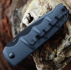 Boker Plus Kalashnikov 74 Automatic - Blk Alum. (3.25" D2 Blk Tanto) 01KALS101N -Knife Craft Shop BOKAKALS101N.2 87756.1646856526