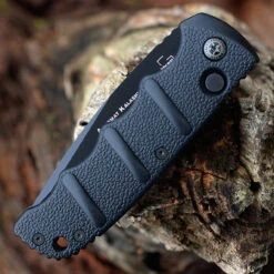 Boker Plus Kalashnikov 74 Automatic - Blk Alum. (3.25" D2 Blk Tanto) 01KALS101N -Knife Craft Shop BOKAKALS101N.3 03257.1646856526