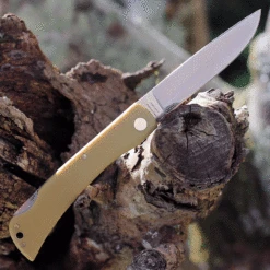 Boker Plus Rangebuster - Yellow Polymer (3.5" High Carbon Satin) 01BO020 -Knife Craft Shop BOP01BO020.1 39206.1628187621