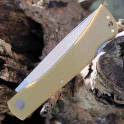 Boker Plus Rangebuster - Yellow Polymer (3.5" High Carbon Satin) 01BO020 -Knife Craft Shop BOP01BO020.2 16011.1628187621