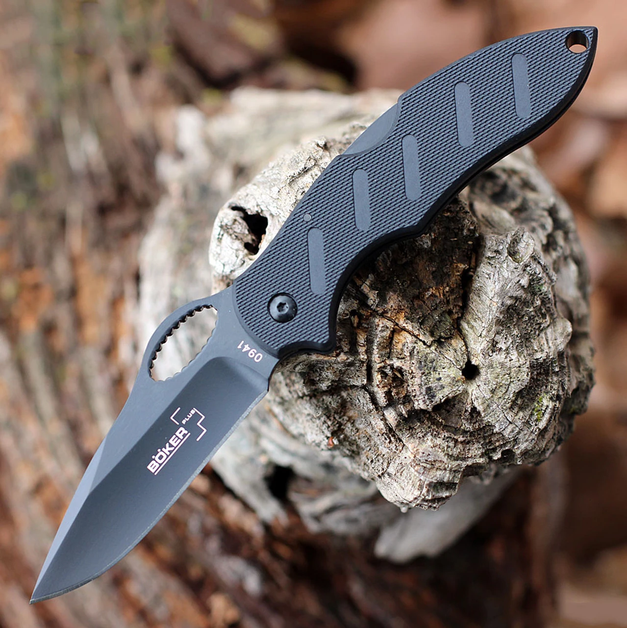 Boker Plus TD Lockback - Blk FRN (3" Blk AUS-8) 01BO190 3 Boker Plus TD Lockback - Blk FRN (3" Blk AUS-8) 01BO190