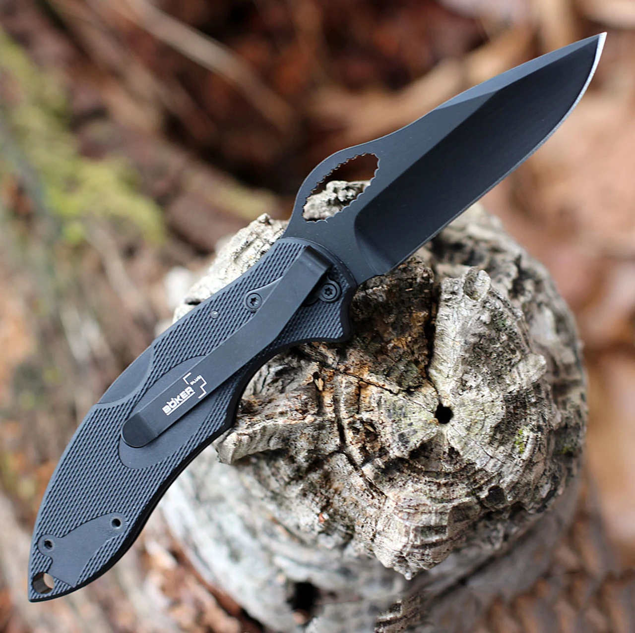 Boker Plus TD Lockback - Blk FRN (3" Blk AUS-8) 01BO190 4 Boker Plus TD Lockback - Blk FRN (3" Blk AUS-8) 01BO190 - Image 2