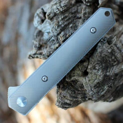 Boker Plus Mini Kwaiken Flipper Gray Ti (3" D2 Satin) 01BO267 -Knife Craft Shop BOP01BO267.2 09617.1646679137