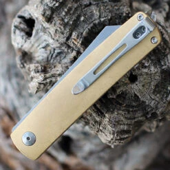 Boker Plus Tenshi - Brass (2.7" VG-10 Satin) 01BO328 -Knife Craft Shop BOP01BO328.2 20392.1646212103