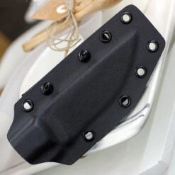 Boker Plus Little Rok - Brown Micarta (4" SK-85 Blk) Blk Kydex 02BO026 -Knife Craft Shop BOP02BO026.2 59545.1646838044