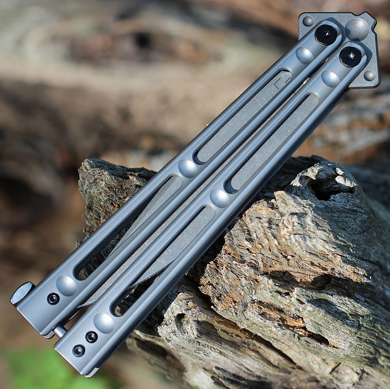 Boker Plus Papillon Buterfly Knife Stainless Steel (4.25" D2 ) 06EX111 5 Boker Plus Papillon Buterfly Knife Stainless Steel (4.25" D2 ) 06EX111 - Image 3