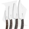 Boker Anso Pure CPM 5-Piece Kitchen Knife Set Oak Wood W/ Magnetic Block -Knife Craft Shop Boker Anso Pure CPM 5 Piece Kitchen Set Oak Wood Magnetic Block BHQ 116561 jr 1 2