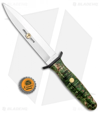 Boker Applegate 150th Anniversary Fixed Blade Knife Curly Birch (6" Satin) 6 Boker Applegate 150th Anniversary Fixed Blade Knife Curly Birch (6" Satin) - Image 4