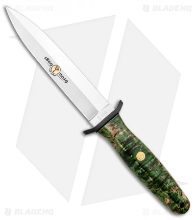 Boker Applegate 150th Anniversary Fixed Blade Knife Curly Birch (6" Satin) 3 Boker Applegate 150th Anniversary Fixed Blade Knife Curly Birch (6" Satin)