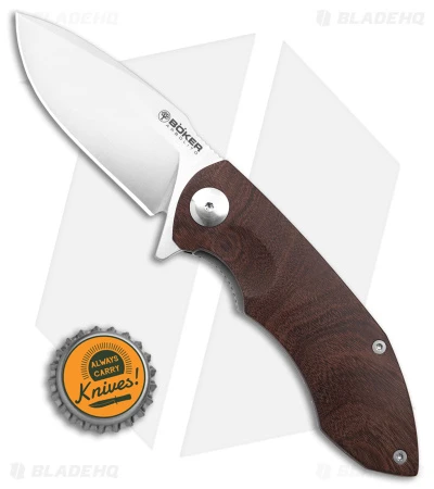 Boker Arbolito Nahuel Liner Lock Knife Guayacan Wood (3.25" Satin) 01BA004 6 Boker Arbolito Nahuel Liner Lock Knife Guayacan Wood (3.25" Satin) 01BA004 - Image 4