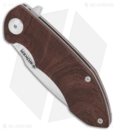 Boker Arbolito Nahuel Liner Lock Knife Guayacan Wood (3.25" Satin) 01BA004 4 Boker Arbolito Nahuel Liner Lock Knife Guayacan Wood (3.25" Satin) 01BA004 - Image 2