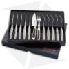 Boker Arbolito Stag Steak Knife Dinner Set 03BA5717H (12 Piece Set) -Knife Craft Shop Boker Arbolito Stag Steak Knife Dinner Set 03BA5717H BHQ 85724 jr box