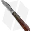 Boker Barlow Integral Slip Joint Leopard Damascus Knife Desert Ironwood (3.25") -Knife Craft Shop Boker Barlow Integral Pocket Knife Desert Ironwood Leapord Damascus 100501DAM BHQ 120615 jr