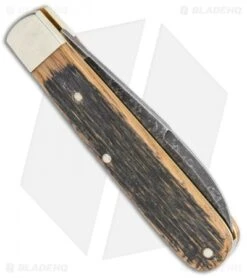 Boker Barlow Prime Pocket Knife Castle Wood (3.875" Acid Wash) -Knife Craft Shop Boker Barlow Prime Castle Wood 113942 BHQ 105704 jr side