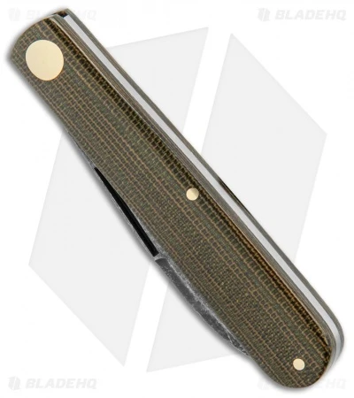 Boker Barlow Prime EDC Slip Joint Knife Green Micarta (2.75" Acid Wash) 4 Boker Barlow Prime EDC Slip Joint Knife Green Micarta (2.75" Acid Wash) - Image 2