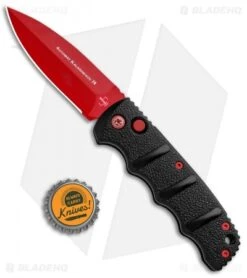 Boker Black Widow Kalashnikov Dagger Automatic Knife (3.25" Red D2) -Knife Craft Shop Boker Black Widow Kalashnikov Dagger Auto Red 01KALS44NSOI BHQ 92706 jr bottlecap update
