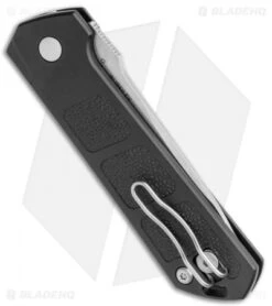 Boker Burnley Kihon Drop Point Automatic Knife (3.25" Stonewash) 8 Boker Burnley Kihon Drop Point Automatic Knife (3.25" Stonewash) -Knife Craft Shop Boker Burnley Kihon DP Auto SW BHQ 101389 jr side