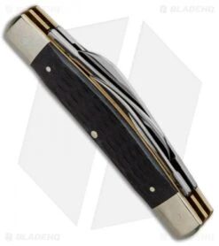 Boker Congress Pocket Knife 3.625" Black Bone 110722 -Knife Craft Shop Boker Congress Pocket Knife Black Bone 110722 BHQ 40067 jr side