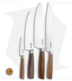 Boker Core 5-Piece Kitchen Knife Set Walnut Wood W/ Freedom Rod Block -Knife Craft Shop Boker Core Set Square 130775SET BHQ 116546 jr bottlecap