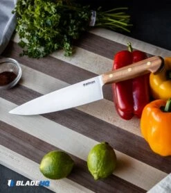Boker Cottage-Craft 8.75" Chef's Kitchen Knife Plum Wood 10 Boker Cottage-Craft 8.75" Chef's Kitchen Knife Plum Wood -Knife Craft Shop Boker Cottage Craft Chefs Kitchen Knife Plum Wood BHQ 113924 kp salsa web