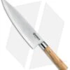 Boker Damascus Olive 8.4" Chef's Kitchen Knife Olive Wood -Knife Craft Shop Boker Damascus Olive Large Chefs Knife Olive Wood Damascus BHQ 111103 jr