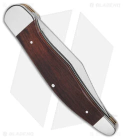 Boker Folding Hunter Pocket Knife 5.25" Rosewood W/ Pouch 110838 -Knife Craft Shop Boker Folding Hunter Pocket Knife 5in Rosewood w Pouch BHQ 146729 td side