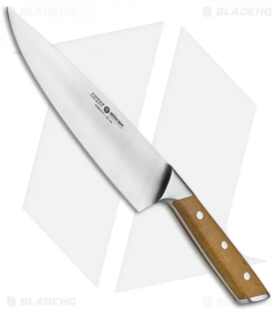 Boker Forge Wood 7.75" Chef's Kitchen Knife Maple Wood 3 Boker Forge Wood 7.75" Chef's Kitchen Knife Maple Wood