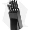 Boker Forge 7-Piece Kitchen Knife Set Black W/ Wooden Block -Knife Craft Shop Boker Forged Set BHQ 116556 jr