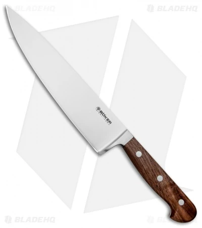 Boker Heritage 8" Chef Kitchen Knife Walnut Wood 3 Boker Heritage 8" Chef Kitchen Knife Walnut Wood