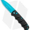 Boker Blue Scorpion Kalashnikov Dagger Automatic Knife (3.25" Electric Blue D2) 1 Boker Blue Scorpion Kalashnikov Dagger Automatic Knife (3.25" Electric Blue D2) -Knife Craft Shop Boker Kalashnikov Black Widow Blue jr