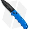 Boker Kalashnikov Dagger Automatic Knife Blade HQ Blue (3.25" Smokewash D2) -Knife Craft Shop Boker Kalashnikov Dagger Auto Blue Black 01KALS32N BHQ 75530 jr 2