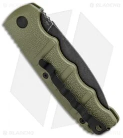 Boker Kalashnikov Dagger Automatic Knife OD Green (3.25" Smokewash D2) -Knife Craft Shop Boker Kalashnikov Dagger Auto OD Green Smokewash BHQ 117068 jr side