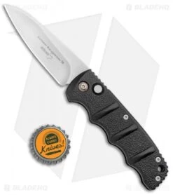 Boker Kalashnikov Modified Sheepsfoot Automatic Knife Black (3.25" Stonewash D2) -Knife Craft Shop Boker Kalashnikov Modified Sheepsfoot Auto Black SW 01KALS52NSOI BHQ 95956 jr bottlecap