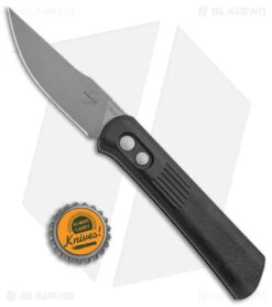 Boker Lundquist Alluvial Automatic Knife Black (3" Satin) 9 Boker Lundquist Alluvial Automatic Knife Black (3" Satin) -Knife Craft Shop Boker Lundquist Alluvial Auto Black Aluminum BB BHQ 125067 jr bottlecap