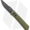 Boker Lundquist Alluvial Automatic Knife OD Green (3" Black SW) 1 Boker Lundquist Alluvial Automatic Knife OD Green (3" Black SW) -Knife Craft Shop Boker Lundquist Alluvial Auto OD Green Aluminum Black SW BHQ 125069 jr