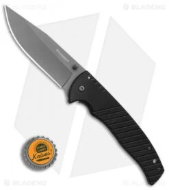 Boker Magnum Black Flash Spring Assisted Knife Black G-10 (3.7" Gray) -Knife Craft Shop Boker Magnum Black Flash BHQ 80850 er bottlecap