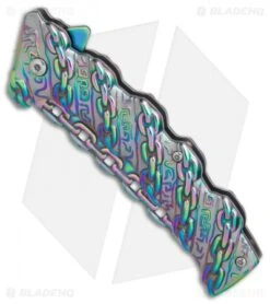 Boker Magnum Chained Rainbow Spring Assisted Knife (3.375" Spectrum) 01MB635 -Knife Craft Shop Boker Magnum Chained Rainbow BHQ 80865 er spine