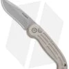 Boker Magnum Drop Point Automatic Knife Champagne (3.25" Bead Blast) 01BO007 -Knife Craft Shop Boker Magnum DP Auto Champagne BB 01BO007 BHQ 0099 jr